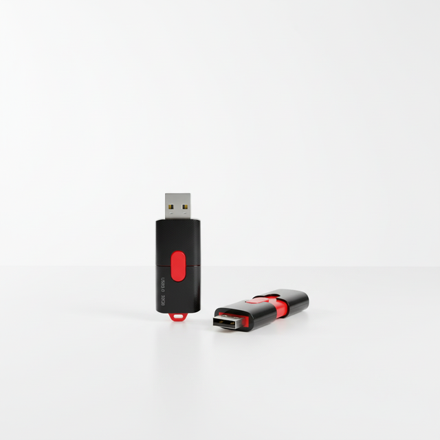New Plastic USB 3.0 PD188 Model 64GB Read Speed 40-100MB/s Black Red Keychain Portable Storage Compatible Windows 2-Year