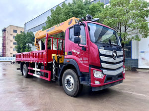 מנוף משאית 4x2 עם זרוע טלסקופית 8 טון, מנוף נייד קטן לעבודות הרמה באתר בנייה - Product Image 2