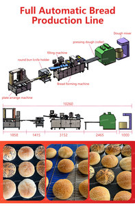 Machine à pain industrielle, ligne de production de pain completement automatique, machine à pain grillé - Product Image 5
