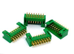 Connecteur de circuit imprimé rectangulaire série JL24, prise PCB droite à 16 broches, connecteur de circuit imprimé rectangulaire plaqué or, connecteur rectangulaire industriel - Product Image 1