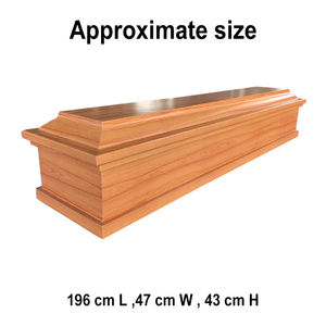 Оптовые гробовые урны в европейском стиле из массива дерева для взрослых: высококачественные, экологичные, с возможностью индивидуального заказа, ручной работы, с аксессуарами для захоронения - Product Image 2