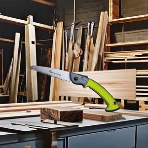 ใบเลื่อยแบบพับได้เหล็กกล้าคาร์บอนสูงเครื่องมือตัดแต่งกิ่งเกรด DIY พร้อมล็อคนิรภัยสำหรับต้นไม้และ drywall - Product Image 2