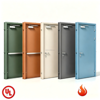 Puerta de Acero Contra Incendios con Clasificación de 180 Minutos, Resistente, Personalizable, para Salida de Emergencia en Escaleras, la Mejor Puerta de Acero Contra Incendios