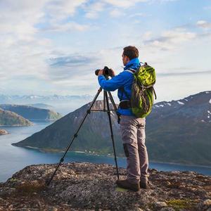 Trépied professionnel pour caméra vidéo numérique, support de caméra en aluminium de bonne qualité pour appareil photo reflex numérique et <span class=keywords><strong>caméscope</strong></span> - Product Image 5