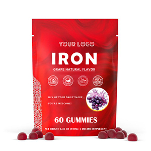 Compléments de fer en gros : Gummies de bisglycinate de fer avec <span class=keywords><strong>vitamine</strong></span> C et B12 – Formule non constipante pour le soutien de la <span class=keywords><strong>grossesse</strong></span> - Product Image 6