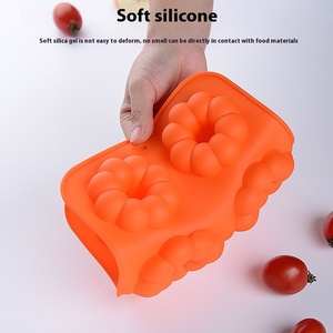 6-Piece Donut & 3-Piece Silicone Baking Tool Set DIY bí ngô tình yêu bánh khuôn Silicone bền vững khuôn bán buôn bánh công cụ - Product Image 4