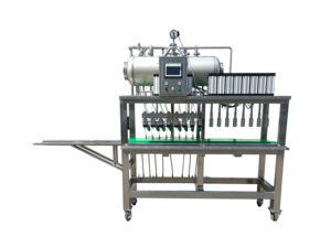 Yarı otomatik 4 kafa sayacı basıncı şişe doldurma makinesi/şişe dolum bira - Product Image 2