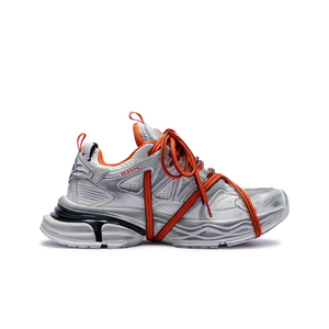 Sneakers di Tendenza con Suola Spessa Stile Usurato di Lusso Firmate da Designer, <span class=keywords><strong>Scarpe</strong></span> Casual Personalizzabili con Logo OEM per <span class=keywords><strong>Uomo</strong></span>, Produttore di Calzature - Product Image 2