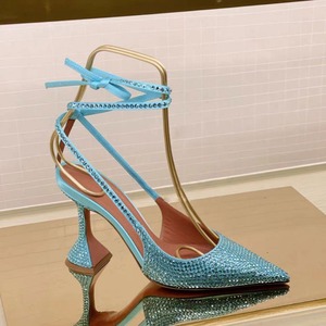 Nuevos zapatos de tacón alto con forma de pezuña, florales, hechos a mano, elegantes y a la moda, con cordones para mayor agarre, sandalias de verano para mujer. - Product Image 3