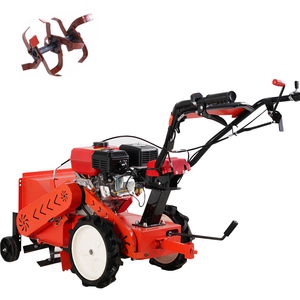 Walk Behind Mini Gasoline Agricultural Machine for Land Cultivating Rotary Ploughing Hand Tractor Lawn Mower Weeding Work - Product Image 4