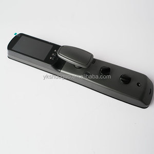 Vente flash - Personnalisation complète - Serrure de porte intelligente automatique en alliage de zinc avec reconnaissance faciale 3D, caméra et empreintes digitales - Product Image 3