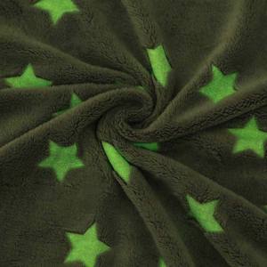 Nature Glow 100% Poliéster Directo de fábrica Sólido Rayas Floral Luminoso Tela de franela Mantas <span class=keywords><strong>Sofá</strong></span> <span class=keywords><strong>Cama</strong></span> Cubierta Resplandor Estrellas oscuras - Product Image 5