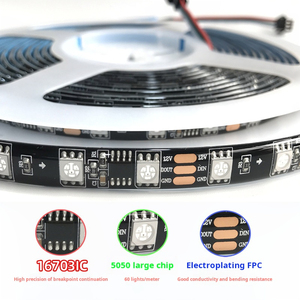 Dc12v 24V ws2814 RGBW SMD5050 4 trong 1 LED Strip tương tự <span class=keywords><strong>sk6812</strong></span> rgbww rgbcw địa chỉ kỹ thuật số LED <span class=keywords><strong>Pixel</strong></span> Strip - Product Image 4