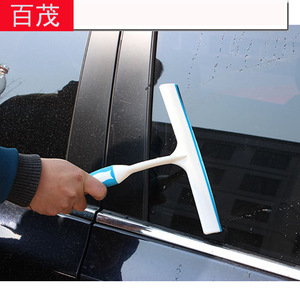 T-Shaped <b>Squeegee</b> Rubber Blade For Car Window Cleaning Home Use Durable PP Soft Silicone Handle - Product Image 4