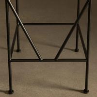 Tabouret de bar au design moderne et minimaliste, chaise simple et créative avec dossier en acier, banc confortable, personnalisation possible