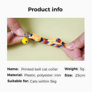 <span class=keywords><strong>Collar</strong></span> Ajustable de Lujo para Gatos con Campana, <span class=keywords><strong>Collar</strong></span> Personalizado para Mascotas con Impresión a Color, Suministros para Mascotas - Product Image 5