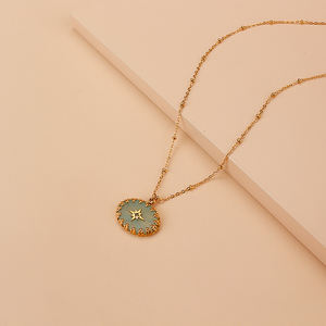 Pendentif en pierre naturelle pour femme, collier avec perles, Suspension en cristal, bijou à la mode, cadeau, nouveauté - Product Image 5