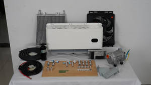 Chariot élévateur semi-diesel avec cabine couchette, climatisation de stationnement, toit, climatisation portable séparée, climatisation électrique portable - Product Image 3