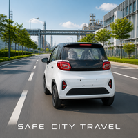 Voiture électrique compacte 4 places pour trajets urbains et courts parcours