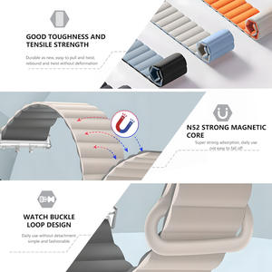 Bracelet en silicone magnétique IVANHOE pour <span class=keywords><strong>Samsung</strong></span> <span class=keywords><strong>Galaxy</strong></span> <span class=keywords><strong>Fit</strong></span> <span class=keywords><strong>3</strong></span> Sports Bracelet de remplacement respirant <span class=keywords><strong>Smartwatch</strong></span> <span class=keywords><strong>Fit</strong></span> <span class=keywords><strong>3</strong></span> Bracelet de montre - Product Image 3