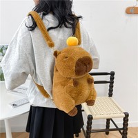 2025 nouveau KAPIBARA mignon tout match en peluche sac à main sac à dos femme dessin animé étudiants tout match Mao Mao sac