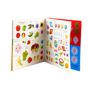 Custom Full Color Children Book Printed Kids Early Education Alphabet Book Reusable <b>Sticker</b> Books Softcover - Product Image 4