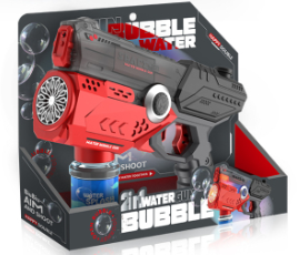 2 in 1 전기 버블건 & 물총 장난감 (LED 조명, 음악 포함) 어린이 여름 야외 해변 수영장 파티용 - Product Image 5
