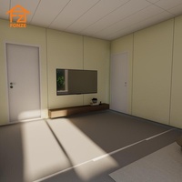Fonze Nouvelle Conception de Maisons Mobiles Compactes avec Chambre et Salon Complet, Maison Conteneur Démontable