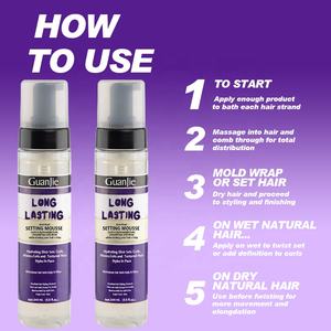 <span class=keywords><strong>Mousse</strong></span> à l'huile d'<span class=keywords><strong>olive</strong></span> de marque personnalisée <span class=keywords><strong>mousse</strong></span> à tenue forte et longue durée pour les cheveux marque privée parfumée coiffage bouclés <span class=keywords><strong>perruque</strong></span> <span class=keywords><strong>mousse</strong></span> tressée - Product Image 5