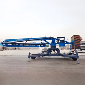 Machinerie à béton JIUHE, distributeur hydraulique mobile de type 15m 17m, flèche de placement de béton avec roues - Product Image 3