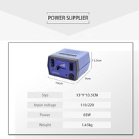 Pulidora Profesional de Manicura y Pedicura, Lima Eléctrica para Callos, 35000 RPM, Pieza de Mano UP200, Taladro de Uñas Compatible con Máquinas KP60, KP65, KUPA