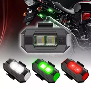 Lámpara de Señalización de Advertencia <span class=keywords><strong>para</strong></span> Motocicleta con 7 Colores Intermitentes, Luces Impermeables IP68 <span class=keywords><strong>para</strong></span> Vehículos, Drones, Aeronaves, Lámparas de Navegación Nocturna - Product Image 3