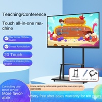 Tout-en-un 4K HD écran tactile enseignement conférence tablette tableau blanc interactif pour la formation au bureau affranchissement transfrontalier