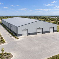 Système de conception de bâtiments industriels métalliques préfabriqués en acier pour entrepôts et ateliers à usage intensif