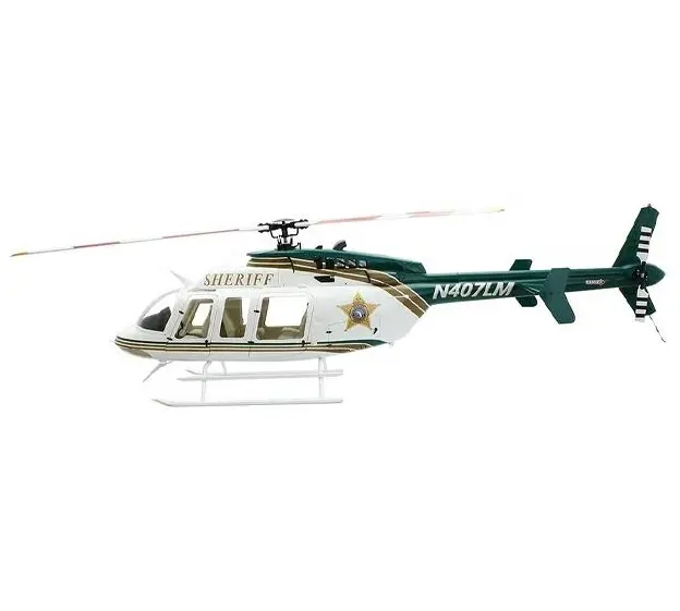 Romp 700 Maat Bell407 Radiobesturing Helikopter Sheriff Sm2.0 Kit Versie Speelgoed Aeromodel Vliegtuig