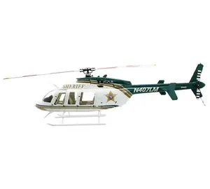 Fuselage 700 size Bell407 Radio Control Helicopter Sheriff SM2.0 KIT Version Toy Aeromodel Aircraft