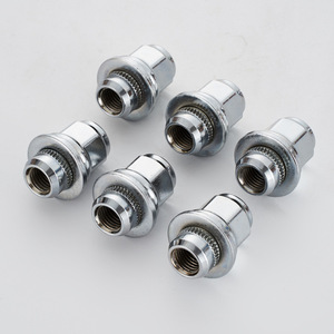 90942-01033 Tuerca de rueda de bloqueo M12x1.5 3/4 chapada en zinc para Corolla Highlander Camry - Product Image 1