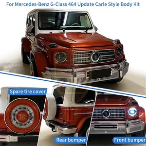 Kit Carrozzeria Stile Carl Retrò per Aggiornamento Facelift Mercedes Benz G Wagon W464, Assemblaggio Paraurti, Griglie Anteriori, Telaio, Passaruota Allargati - Product Image 4