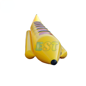Jeux gonflables de sport aquatique de vente chaude <span class=keywords><strong>bateau</strong></span> banane flottant <span class=keywords><strong>bateau</strong></span> banane gonflable 6 <span class=keywords><strong>places</strong></span> à vendre - Product Image 4