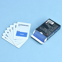 Cartes à jouer personnalisées en papier pour la famille/couple/fête/jeux ivres cartes-cadeaux publicitaires imprimées offset en couleur CMJN