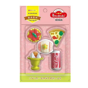 Soododo XDN0344 serie Fast Food Sushi Eraser per bambini matita cancelleria scuola - Product Image 6
