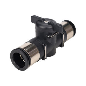 Válvula de mano, válvula de interruptor neumático de/8/6/4/10/12mm, conector rápido HVFF neumático, enchufe de válvula Manual - Product Image 4