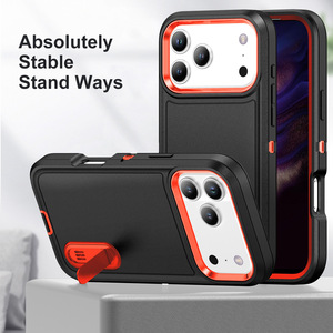 Funda para iPhone 17 con Soporte 3 en 1, Resistente, con Anillo de Soporte, para iPhone 17 Pro Max, Air 16, 15, 14 - Product Image 6