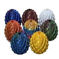 Bola de Slime Deformable Impresa en 3D, Juguete Creativo Antiestrés para Girar con los Dedos, Nuevo Modelo de Huevo de Dragón Giratorio y Transformable, Personalizado