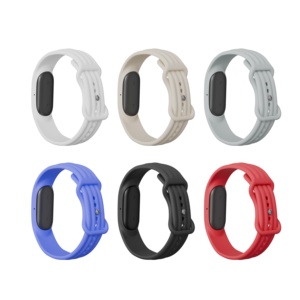 Correa de Silicona Suave Compatible con Fitbit Air, Repuesto Duradero con Hebilla de Mariposa, Banda de Goma en 8 Colores OEM - Product Image 5