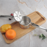 Batteur pour pommes de terre manuel, portable, en acier inoxydable, pour citron et agrumes, presse pour fruits