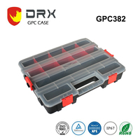 Boîte de rangement professionnelle réglable de haute qualité GPC382 de Ningbo Everest, organiseur domestique, boîte à vis en plastique, personnalisable OEM