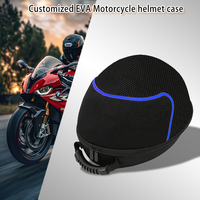 Étui pour casque de moto EVA - Étanche, anti-collision, résistant aux rayures, boîte de rangement portable pour les voyages, logo personnalisé disponible