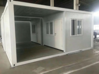 Maison préfabriquée en conteneur de 20 pieds, maison mobile, maison capsule spatiale, bureau, très rentable