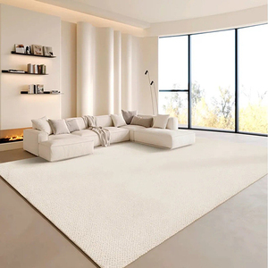 Thảm len phòng khách, thảm len đơn giản, chất lượng cao, làm thủ công, thảm len New Zealand đặt làm riêng, thảm len tua rua - Product Image 2